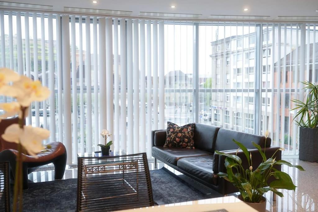Exklusive Stadtoase Design-Wohnung - Panoramablick Koblenz  Exterior foto